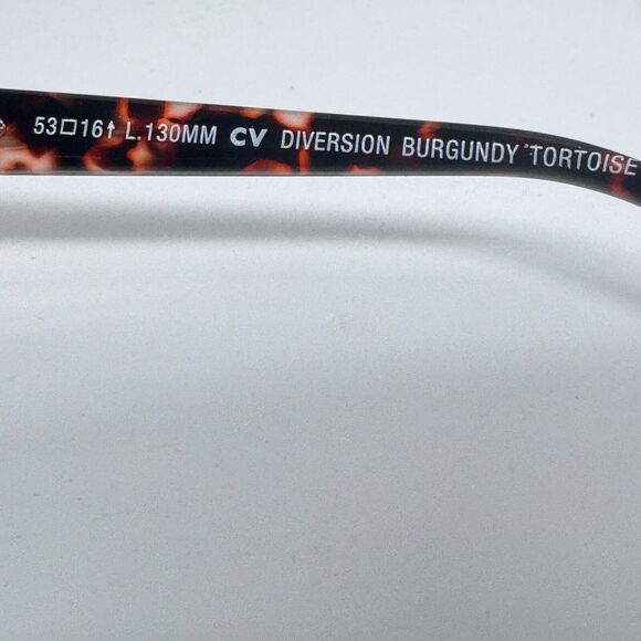 BCBG MAXAZRIA Diversion Burgundy/Tortoise 53-16-130 Women's Sunglasses H16622 - Picture 6 of 7